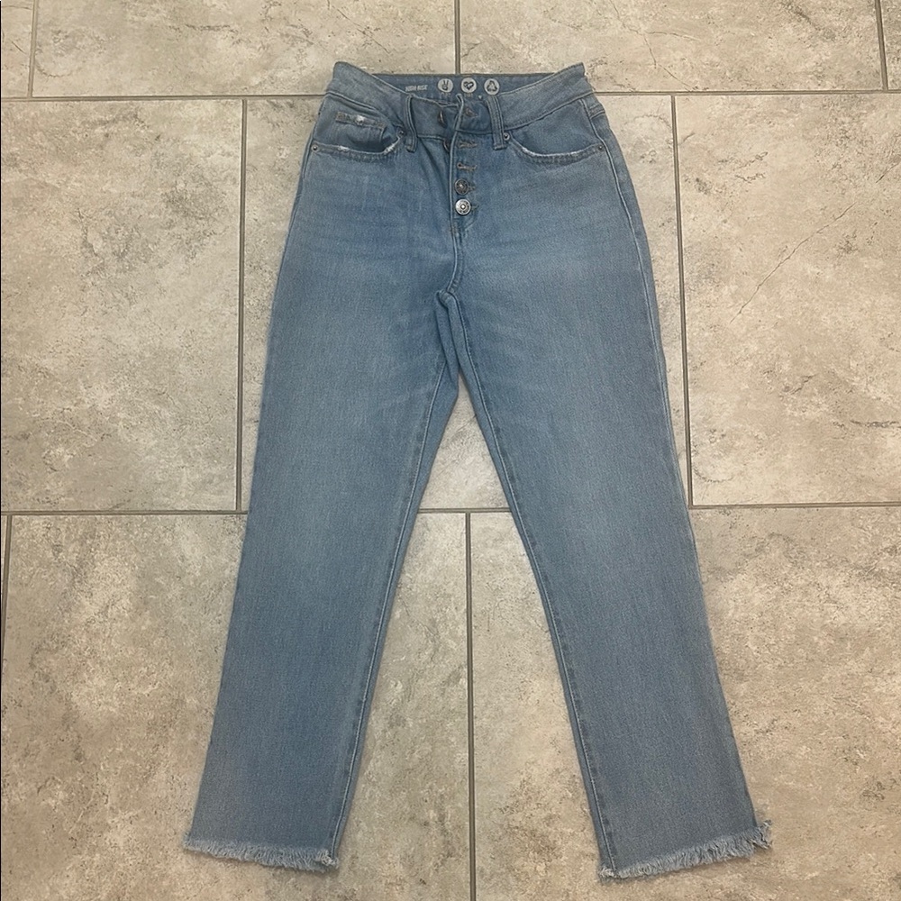 Rewash Light Blue Ankle Jeans